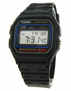 ☆[メール便]W59-1V 時計 カシオ CASIO チープカシオ チプカシ ブラック デジタル スタンダード