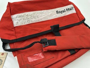 107537 コンディションA ヴィンテージ　英国 「ROYAL MAIL」　ロイヤルメール メッセンジャーバッグ　ホワイトリフレクター