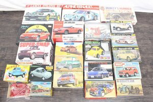 【行董】◎未組立品 貴重 プラモデル 22点まとめ MONOGRAM Heller LS 等 PORSCHE CITROEN AUSTIN マツダ レトロ 現状品 AJ007ABY64