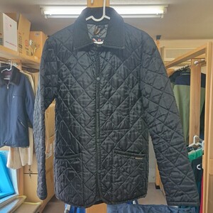 英国製イギリス製イングランド製ラベンハムLAVENHAMデンハムDENHAM-AW12キルティングジャケット34黒バブアーベルスタッフバラクータ