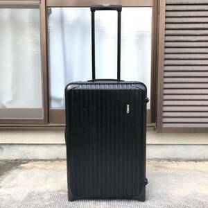 【リモワ】本物 RIMOWA スーツケース SALSA サルサ 2輪 ダイヤルロック 63L キャリーケース 851 63 黒 トラベルバッグ 旅行かばん バッグ