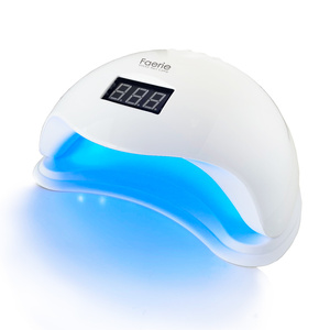 Faerie 48w UV/LEDライト ネイルライト 人感センサー付 低ヒート機能 ネイルドライヤー 日本語説明書付き ホワイト