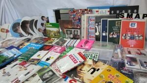 【まとめ売り 動作未確】 SMAP レシピ本 CD 書籍 うちわ パンフレット 等 グッズセット