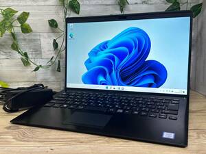 【美品♪】VAIO Pro PK VJPK11C12N[Core i3(8145U)2.1Ghz/RAM:8GB/SSD:256GB/14インチ]Windows 11 動作品