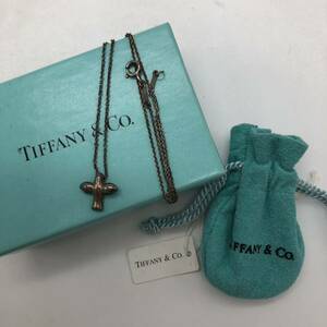 TIFFANY&Co. ティファニー ネックレス スモールクロス シルバー 925 アクセサリー P2085