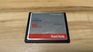 サンディスク Sandisk CF Ultra 16GB 50MB/s SDCFHS-016G 純正品