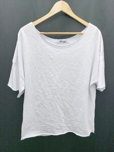 ◇ Jih Nunc ジーヌンク 半袖 Tシャツ カットソー サイズS ホワイト メンズ P