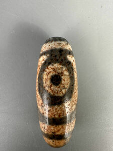 仏教美術　天珠　玉　玉石　検　瑪瑙　朱砂　チベット　中国　唐物　古物　時代　古玩 U0724-5