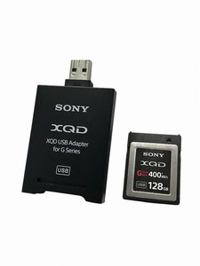 SONY ソニー メモリーカード XQD 128GB QD-G128 / USBアダプター QDA-SB1A 直接お渡し歓迎 JQK592745小