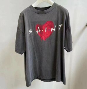 SAINT MICHAEL セントマイケル ハート TEE T-SHIRT 半袖 Tシャツ L 中古 TN 1