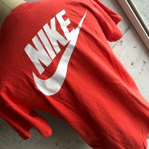 90年代 ビンテージ ナイキ バック プリント Tシャツ レッド 赤 S size コットン シルバータグ Vintage NIKE Back Print T-Shirt