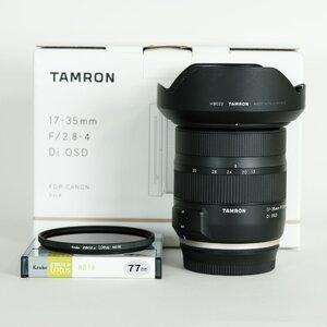 [良品｜フィルター付] TAMRON 17-35mm F/2.8-4 Di OSD（Model A037）[キヤノンEF用] / Canon EFマウント / フルサイズ