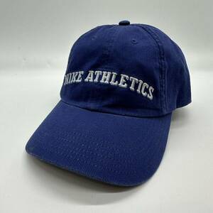 【MISC】90s DeadStock NIKE ATHLETICS LOGO CAP BLUE 90年代 デッドストック ナイキ アスレチックス キャップ ブルー (F9CHH) G2431