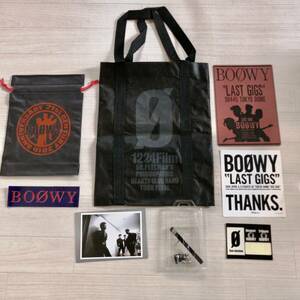 BOOWY A⑱ エコバッグ・フォト・巾着・ステッカー・下敷き 他 おまけ有 新品有 グッズ 氷室京介 布袋寅泰 