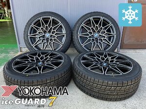 BMW X4(G02) VJ20 UJ20 2V20 20インチ 国産スタッドレス タイヤホイール YOKOHAMA アイスガード7 245/45R20 新品 4本セット