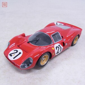 完成品 1/24 スロットカー PLAFIT シャーシ フェラーリ 330 P4 全長約17cm 動作未確認 現状品【10