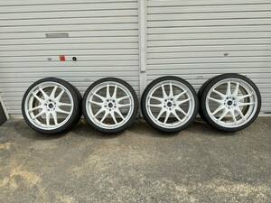 WORK エモーション 19インチ 19×9.0J +47 112 19×8.0J +47 112 ホワイト ベンツ W204 後期 クーペ