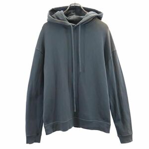 ラフシモンズ ポルトガル製 長袖 スウェットパーカー M グレー RAF SIMONS プルオーバー メンズ