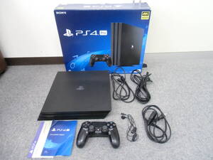 現状品 通電確認済み PS4Pro 1TB ブラック SONY PlayStation4 CUH-7100B 商品詳細必読 激安1円スタート 