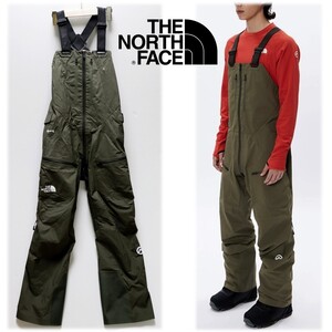 《THE NORTH FACE ザ ノースフェイス》新品 定価72,600円 防水透湿性◎ ゴアテックス ビブパンツ スキーウェア ユニセックス M(W104)S0824