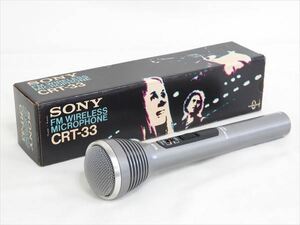 ◆◇SONY ソニー エレクトレットコンデンサー 無線マイク CRT-33 箱付◇◆