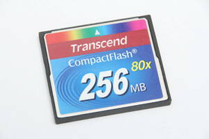 256MB CFカード　Transcend 80x コンパクトフラッシュ