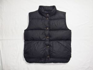 ☆ 90s ビンテージ L.L.Bean エルエルビーン パッカブル グースダウン ベスト ブラック ☆USA古着 レディース アウトドア 80s オールド