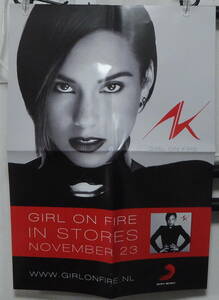 ALICIA KEYS - GIRL ON FIRE /ポスター!!