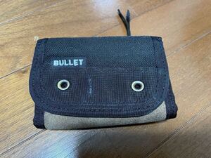 【レア】BULLET (バレット) ミニ財布 レザー切替 ブラック