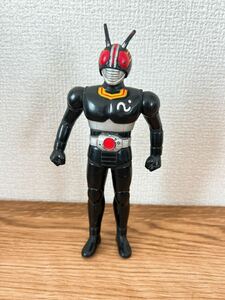 ソフビ ライダーBLACK 1987 約18cm 仮面ライダー　当時物　レトロフィギュア