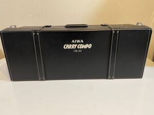 AIWA アイワ CARRY COMPO CB-20 通電確認のみ ジャンク品 ハードケース MIX-22 AA-16X S-R22 AD-L22 