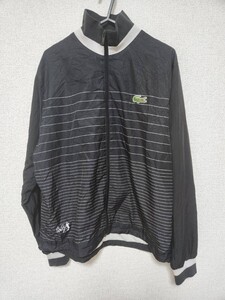 LACOSTE　ラコステ　ナイロン　ジャージ　ブラック　XL　