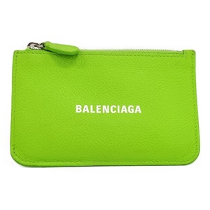 BALENCIAGA コインケース レザー グリーン 637130