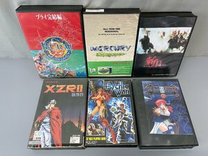 ▼ジャンク品▼ PCゲームソフト 6本セット （MSXROMカセット・MSX2ソフト PC98Vソフト他）　※カビ付着あり　(12524102116346NM)