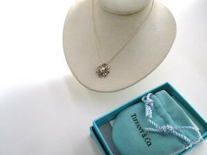 ★1円スタート！Tiffany&Co. ティファニー フラワー 花　デイジー シルバー ネックレス 925★