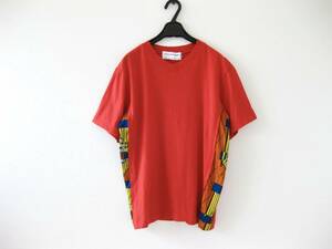 美品☆フランス製☆COMME des GARCONS SHIRT☆Tシャツ☆Sサイズ☆半袖☆コットン☆RED☆カットソー☆コムデギャルソン