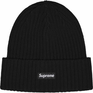 【新品 黒 24SS Overdyed Beanie】 supremeシュプリーム オーバーダイドビーニー ニット帽 s small box logo ボックスロゴ new era 24aw