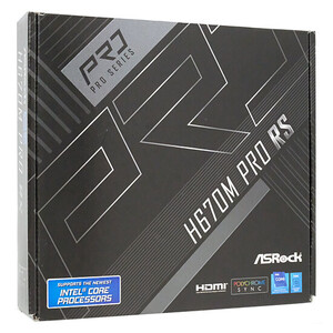 ASRock製 MicroATXマザーボード H670M Pro RS LGA1700 [管理:1000020520]