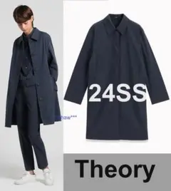 Theory 24SS 比翼 カーコート スプリング オータム ネイビー