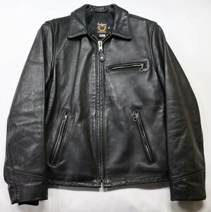 schott (ショット) Lot 103US - TRUCKER JACKET / レザートラッカージャケット オイルドカウハイド #7209 ブラック size 38 / ライダース