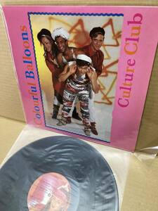 美盤LP！カルチャー・クラブ Culture Club / Colourful Balloons Chastity Records C-2318 ライヴ盤 LIVE COLOUR BY NUMBERS MISS ME BLIND