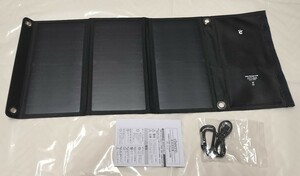 【新品・未使用】cheero SOLAR CHARGER　ソーラーチャージャー 21W 