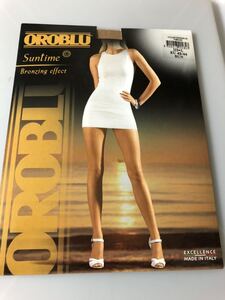 【送料無料】 OROBLU suntime bronzing effect L eu 42/44 sun 15デニール パンスト パンティストッキング panty stocking