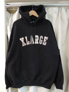 X-LARGE XLARGE エクストララージ CAMO LOGO PULLOVER HOODED SWEAT 黒 Lサイズ 最新人気商品 値下げしました！