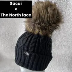 【最終価格】美品Sacai×The North face ニット帽 ユニセックス