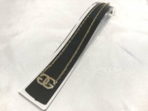 ■【YS-1】 ジバンシィ GIVENCHY ネックレス ■ GP ゴールド系 全長39.5cm トップ1.8cm×2.2cm 【同梱可能商品】■D