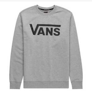 【M】VANS バンズ/トレーナー/VANS CLASSIC CREW II/CEMENT HEATHER