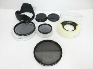 D159【カメラ用品】キャノン GELATIN Ⅱ★CANON レンズフィルター 77mm/52mm CIRCULAR PL-C★Kenko CIRCULAR PL 82mm etc★良品