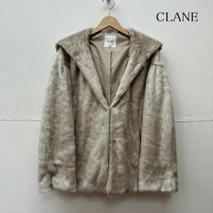 クラネ フード ファー コート HOOD FUR COAT コート コート 1 灰 / グレー