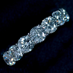 E8904 美しい天然大粒ダイヤモンド２．２８５ct 最高級Pt900無垢リング サイズ12号 重量5.06g 縦幅4.4mm